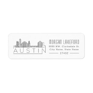 Austin, Texas Stylisé Skyline