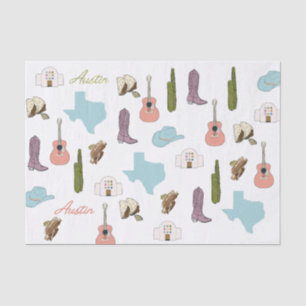 Austin Texas Tissue Paper 