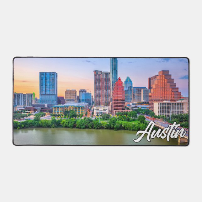 Austin, Texas, United States Desk Mat (Front)