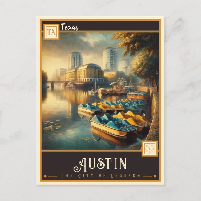 Austin, Texas | Vintage Postcard (Front)
