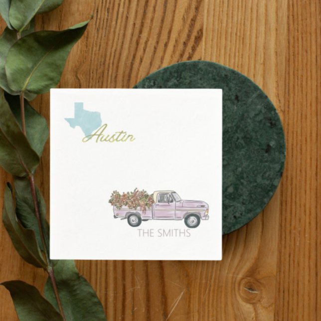 austin texas wedding  napkin (Creator Uploaded)