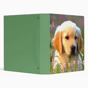 Austin The Golden Labrador Binder