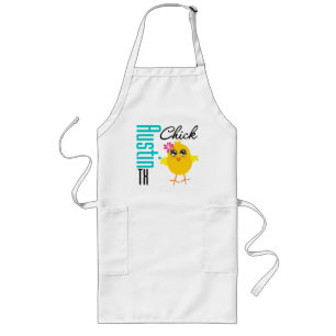 Austin TX  Chick -1 Long Apron