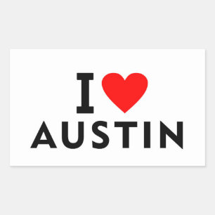 Austin United States America USA love city heart l Sticker