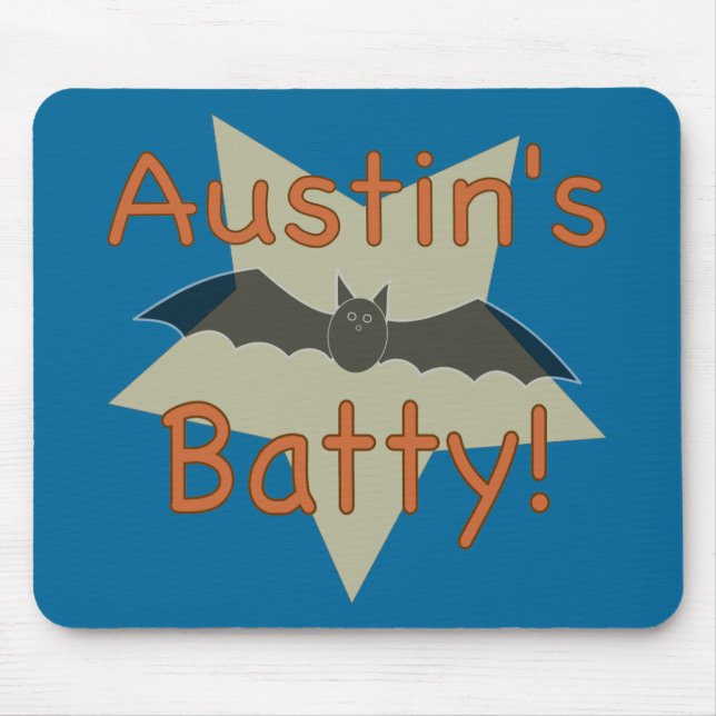 Austin's Batty Mousepad (Front)
