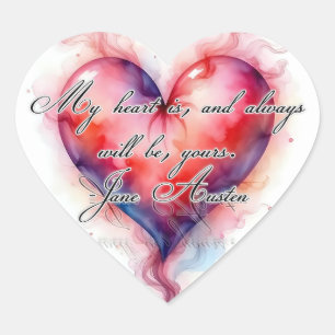 Austin's Heart  Heart Sticker