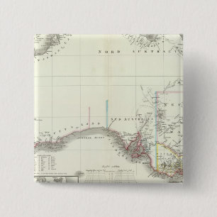 Austral-Continent 2 Inch Square Button