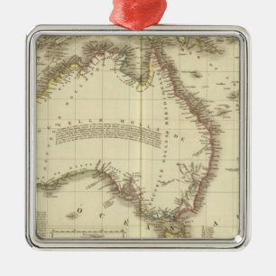 Australia 10 metal ornament