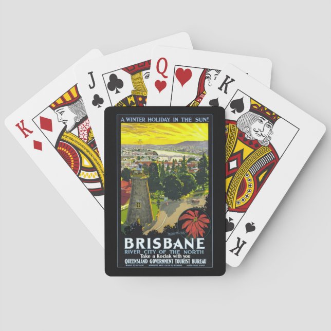 AUSTRALIA 1930s BRISBANE Playing Cards (Back)