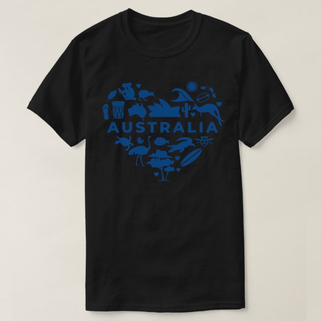 Australia 1 T-Shirt (Design Front)