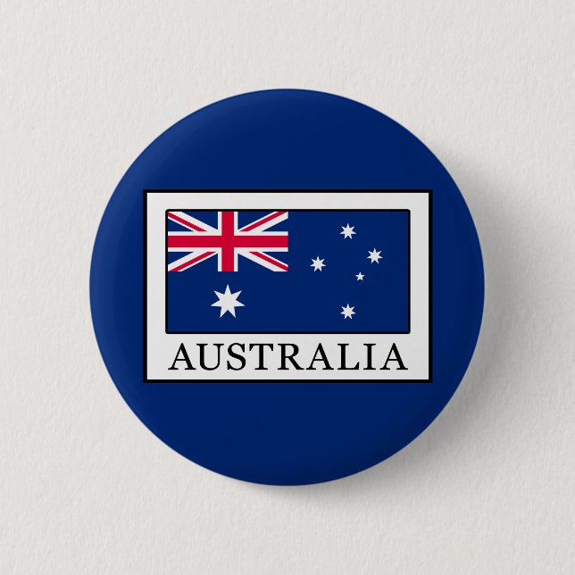 Australia 2 Inch Round Button (Front)