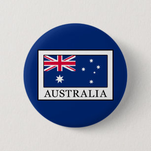 Australia 2 Inch Round Button
