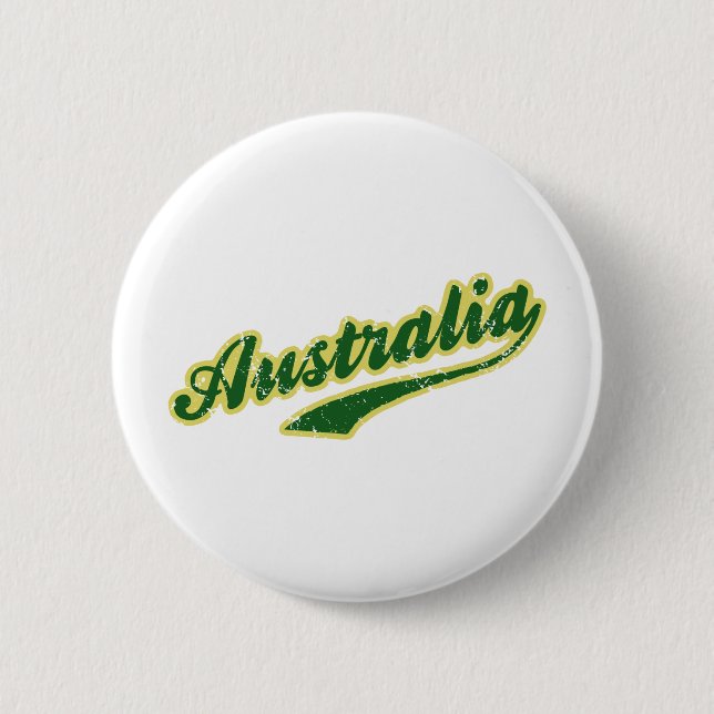 Australia 2 Inch Round Button (Front)