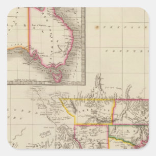 Australia 2 square sticker