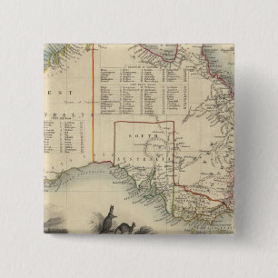 Australia 5 2 inch square button