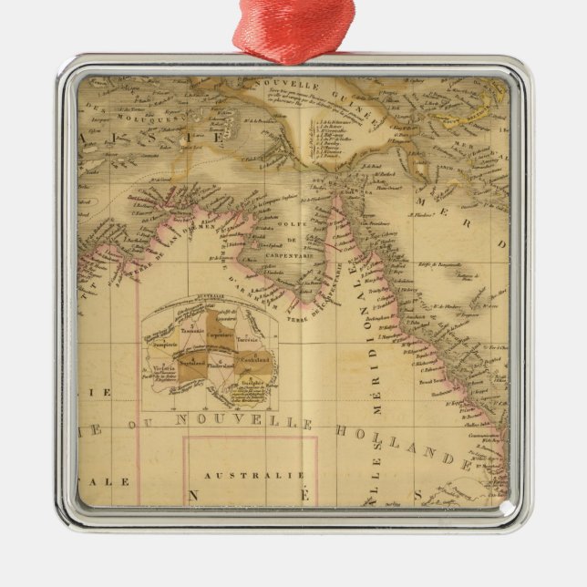 Australia 8 metal ornament (Front)