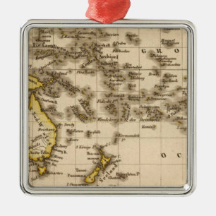 Australia 9 metal ornament