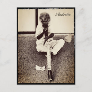 Australia, Aboriginal + Didgeridoo Postcard