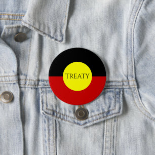 australia aboriginal flag 3 inch round button