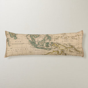Australia and Asia Body Pillow
