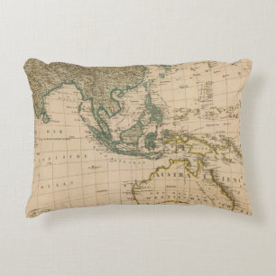 Australia and Asia Decorative Pillow