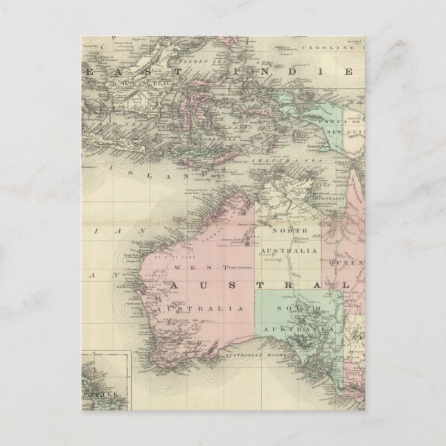 Australia and East Indies Postcard (Front)
