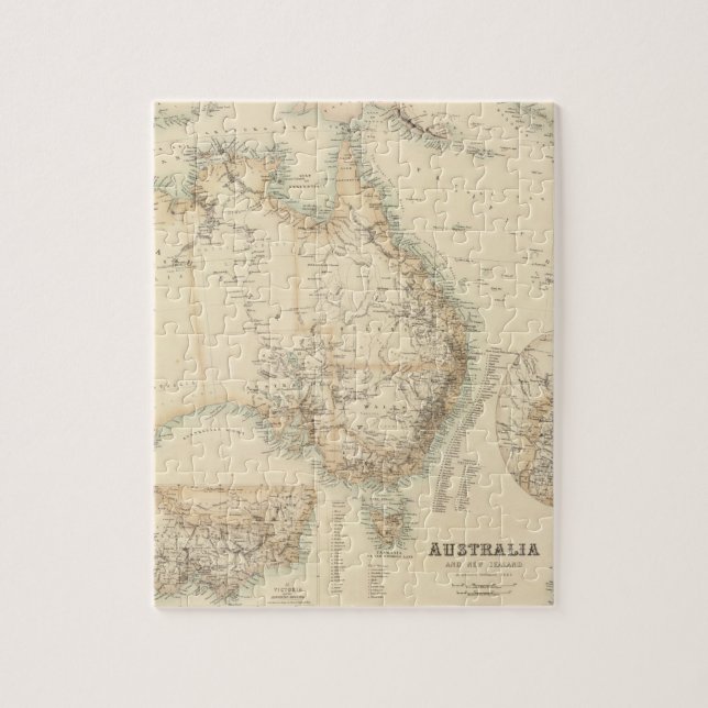Australia and New Zealand Jigsaw Puzzle (Vertical)