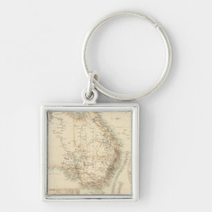 Australia and New Zealand Keychain