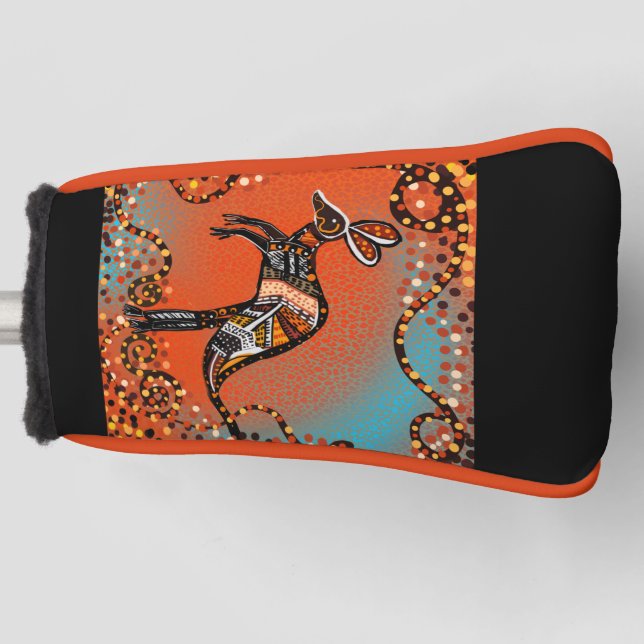 AUSTRALIA ART            GOLF HEAD COVER (Front)