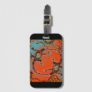 AUSTRALIA ART LUGGAGE TAG