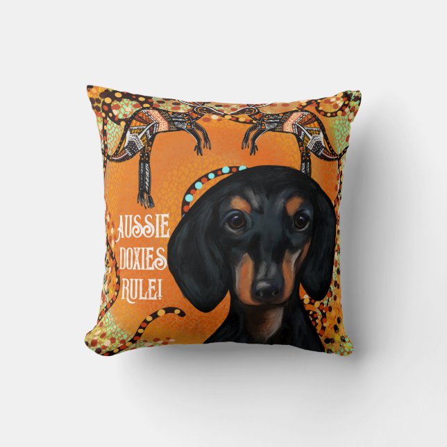 AUSTRALIA ART                   THROW PILLOW (Front)
