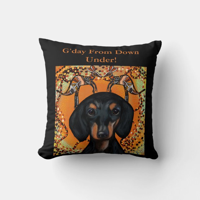AUSTRALIA ART              THROW PILLOW (Front)