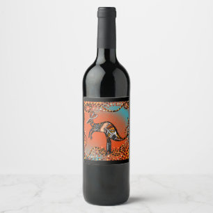 AUSTRALIA ART            WINE LABEL