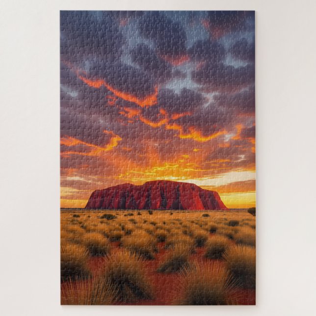 Australia Ayers Rock Jigsaw Puzzle (Vertical)