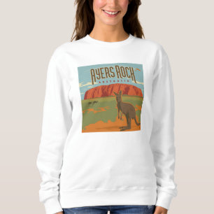 Australia Ayers Rock Kangaroos Sweatshirt