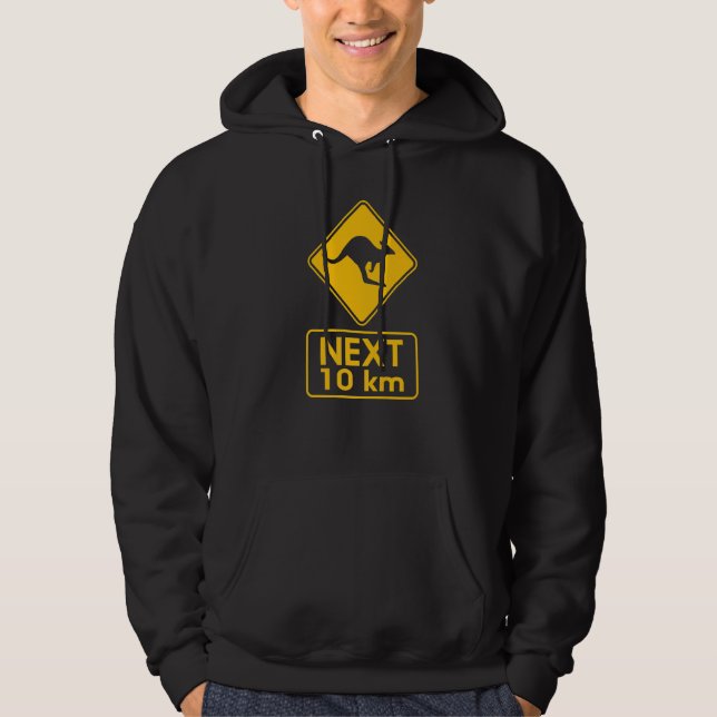 Australia Backpacker Vacation Trip To Kangaroo Nex Hoodie (Front)