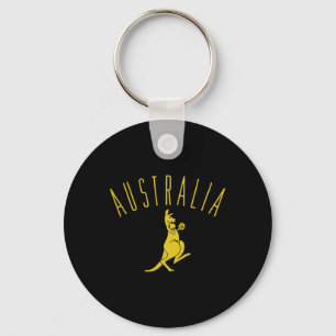 Australia Boxing Kangaroo  Keychain