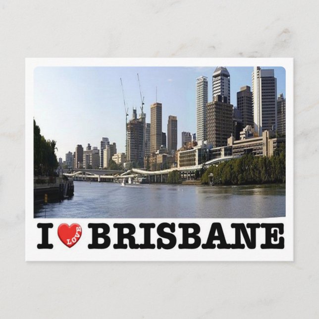 Australia -  Brisbane - I Love - Postcard (Front)