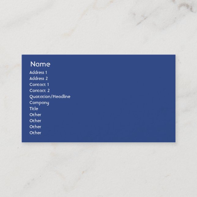 Australia - Business Card (Front)