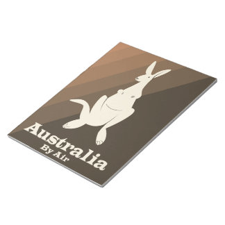 Australia By Air Kangaroo travel poster. Notepad