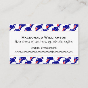 AUSTRALIA Christian Scripture John 3:16 Business Card