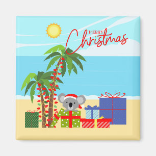 Australia Christmas Magnet
