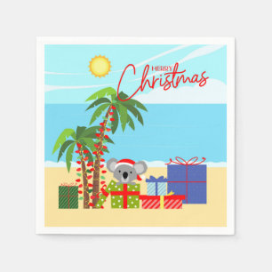 Australia Christmas Napkin