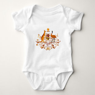 Australia COA Brown Baby Bodysuit