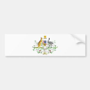 Australia Coat Of Arms Bumper Sticker