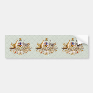 Australia Coat of Arms detail Bumper Sticker