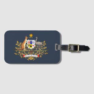 Australia Coat of Arms Luggage Tag