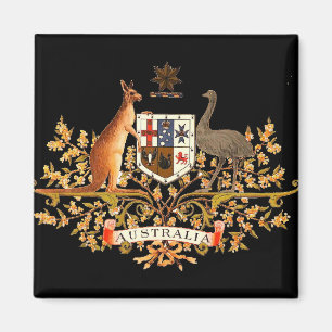 australia coat of arms magnet