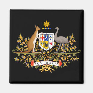 australia coat of arms magnet