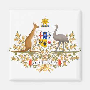 australia coat of arms magnet